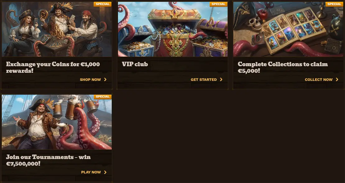 Casino Fat Pirate special bonus